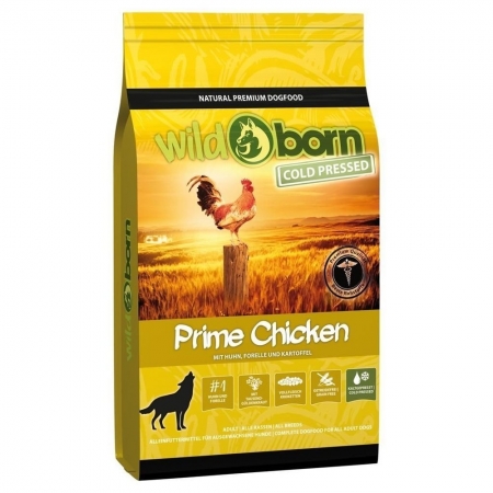 Wildborn PRIME Chicken 2 x 12kg kaltgepresst mit Hühnchenfleisch - Doppelpack